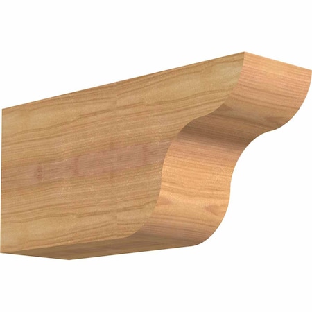 Ekena Millwork Carmel Smooth Rafter Tail, Western Red Cedar, 3 1/2"W x 6"H x 12"L RFT04X06X12CAR00SWR